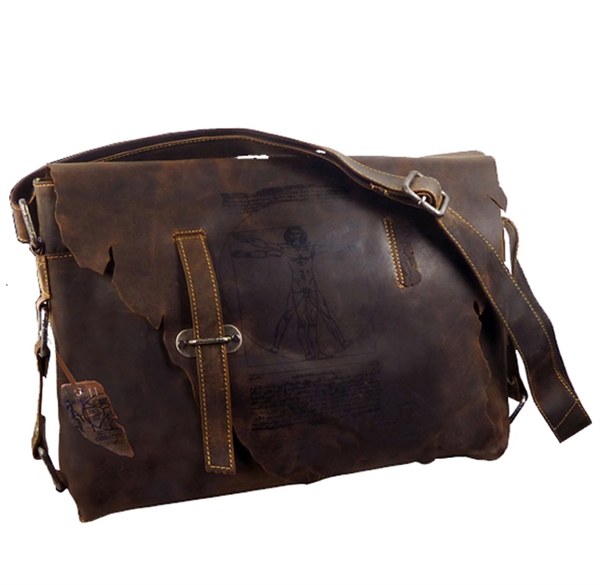 Laptop Taske Crossbody Med "da Vinci" Anatomy Motiv Computertaske