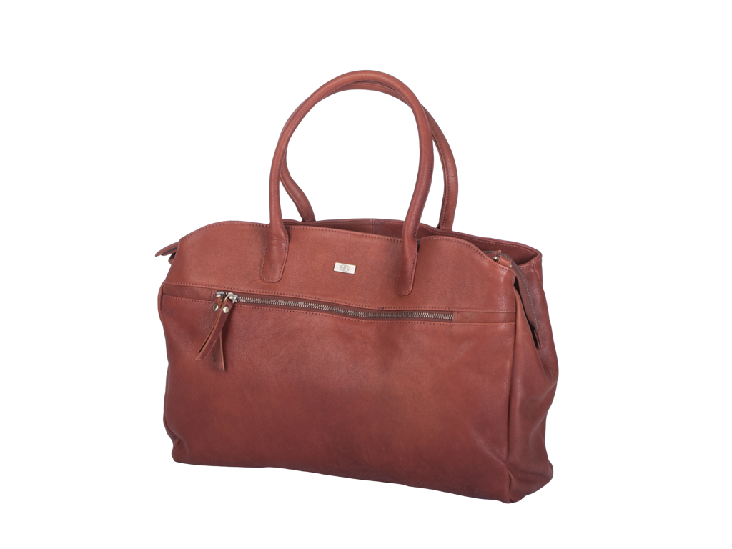 Bon Gout Working Bag 17" Columbia Cognac Computertaske