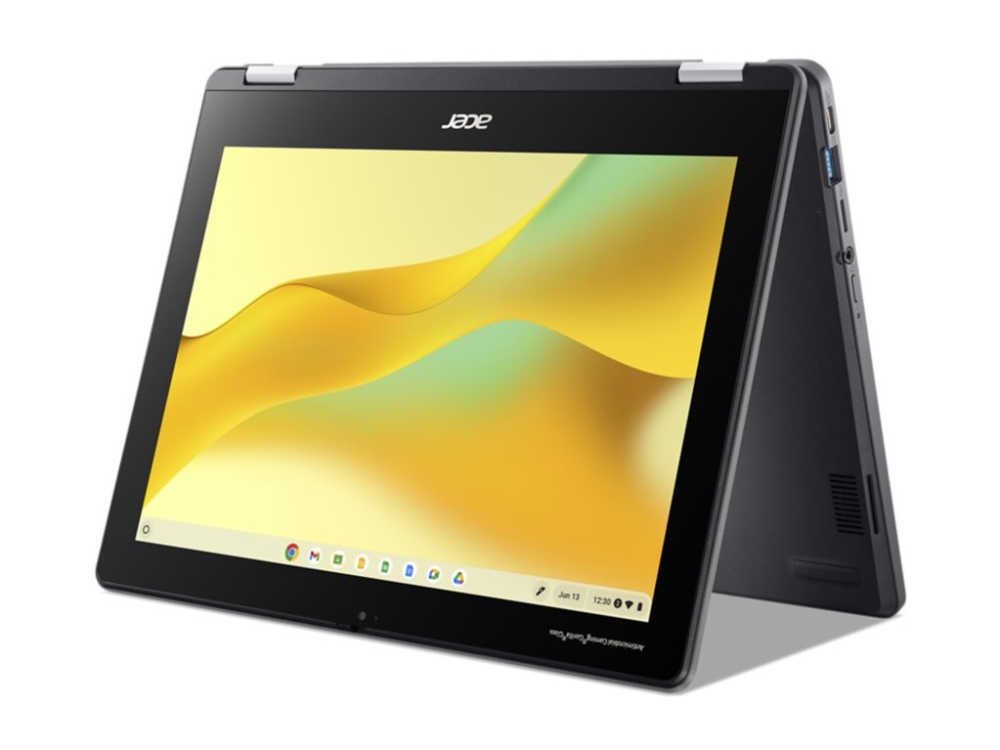 Chromebook Spin 512 R856tn Tco   Flipdesign   Intel N Series   N100   Op Til 3.4 Ghz   Chrome Os   Uhd Graphics   8 Gb Ram   64 Gb Emmc   12" Ip Acer Bærbar Laptop
