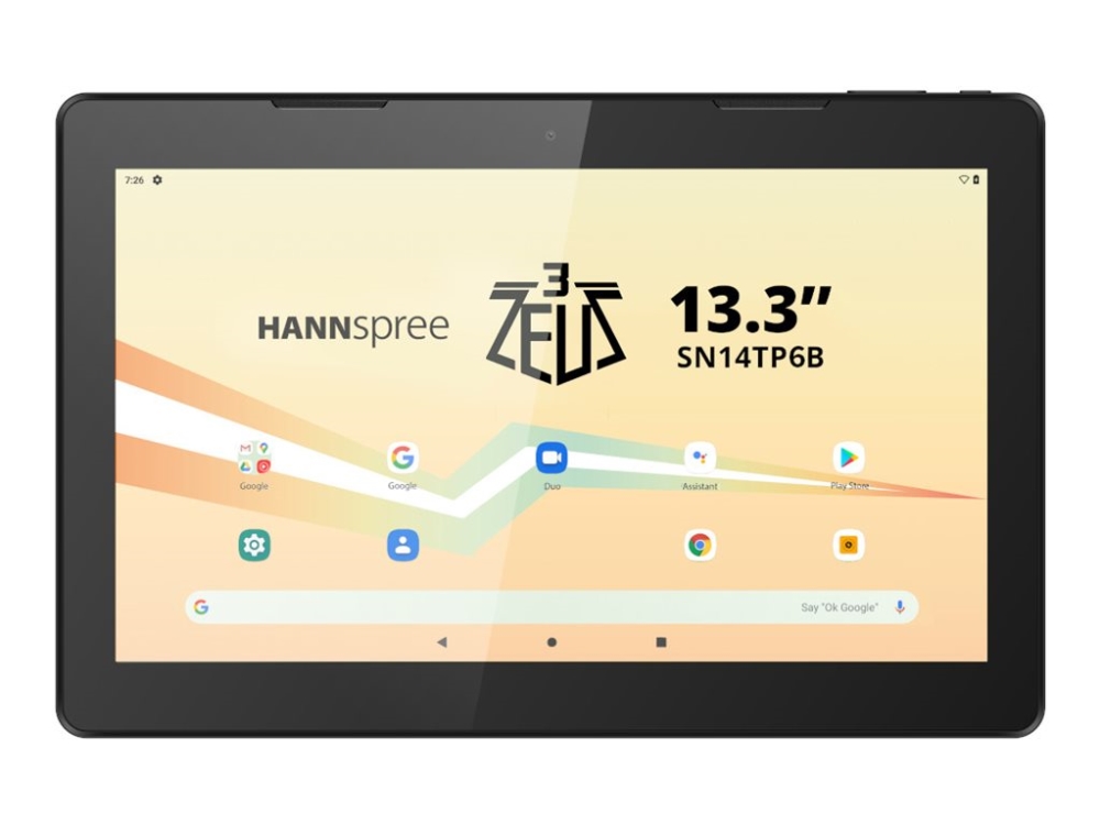Pad Zeus 3   Tablet   Android 13   128 Gb Emmc   13.3" Ips (1920 X 1080)   Usb Vært   Microsd Indgang Hannspree Bærbar Laptop