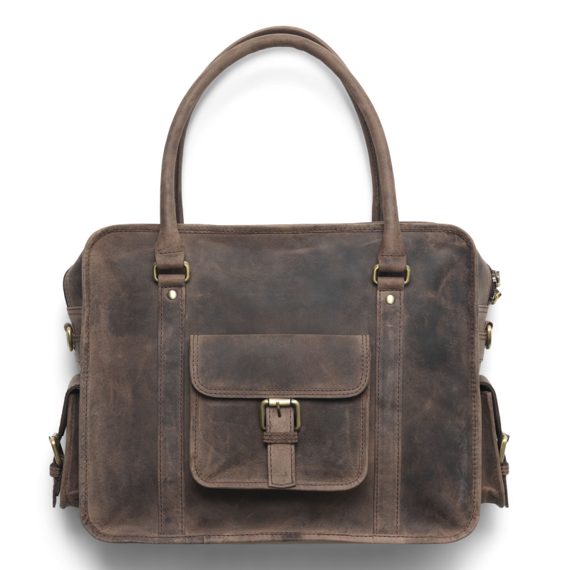 Skuldertaske Santa Cruz   Dark - Fuhrhide Computertaske